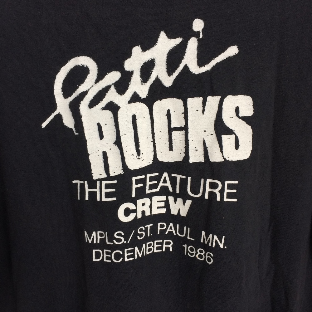 Rare 80's 1987 Patti Rocks Movie Tee From Producer Gem